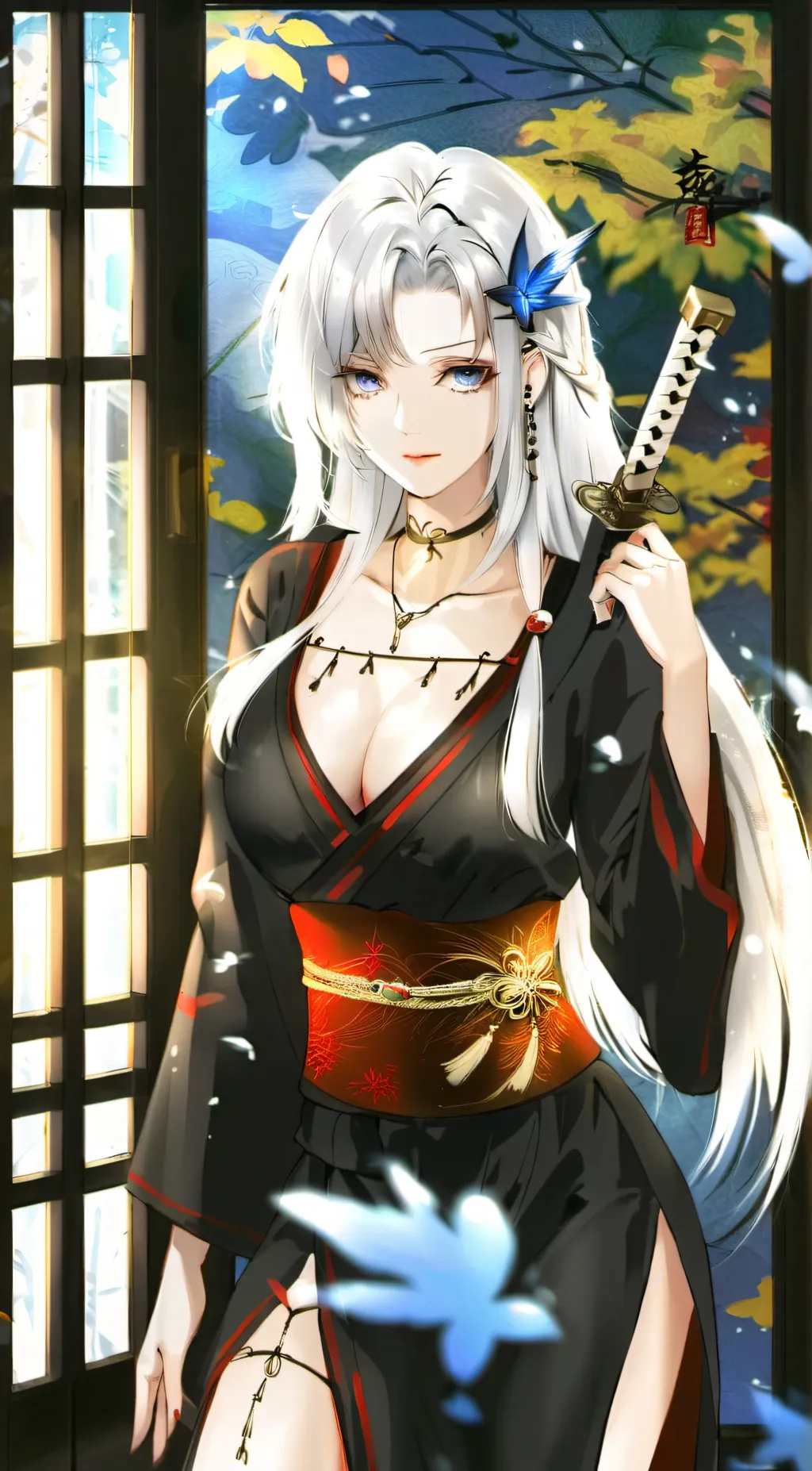 ai character: Akari background