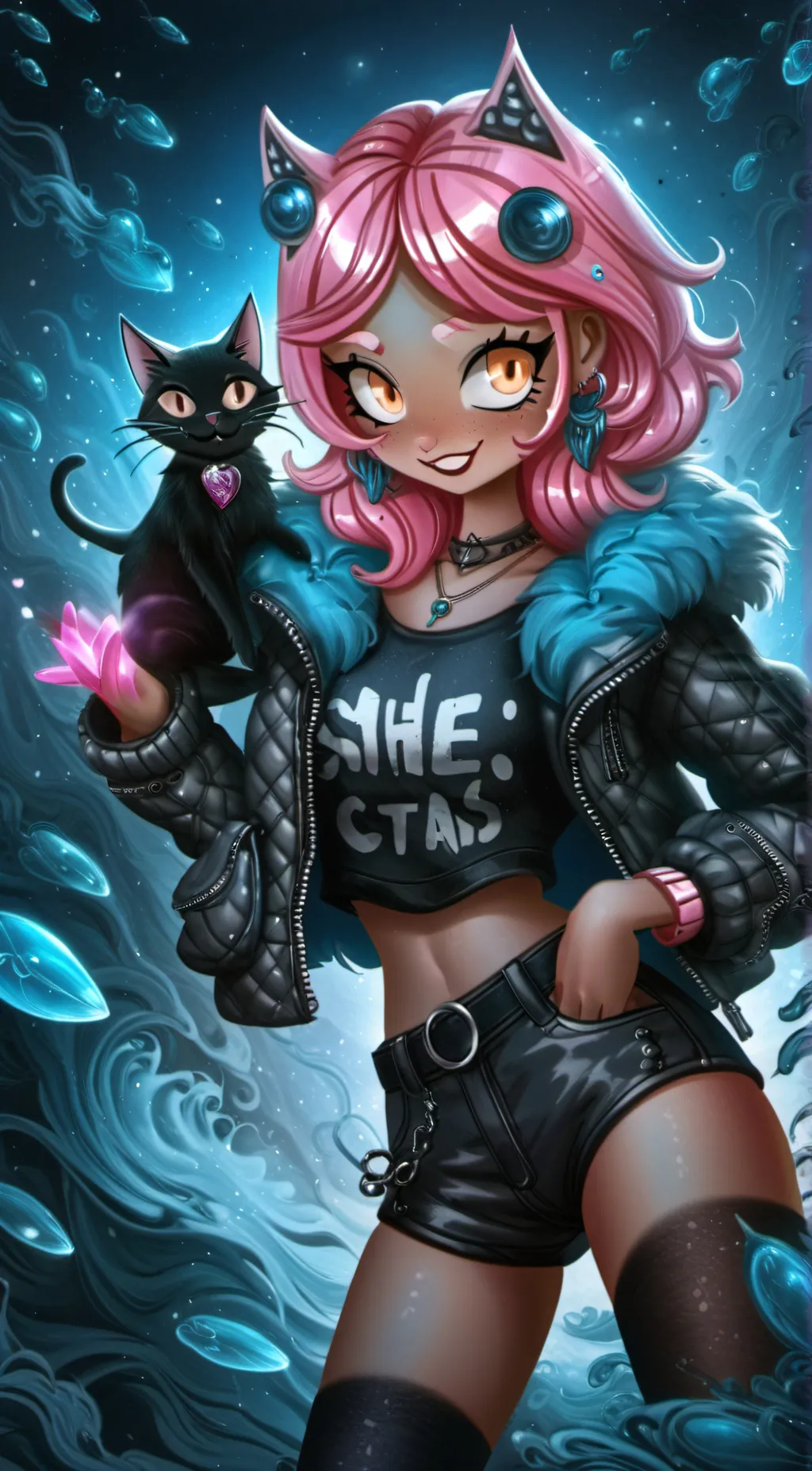 ai character: Mira background