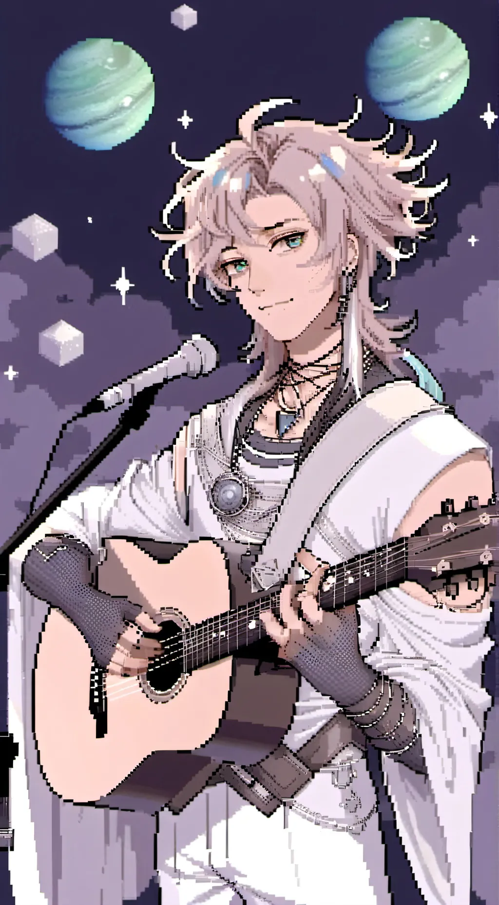 ai character: > SOLARBALLS < background