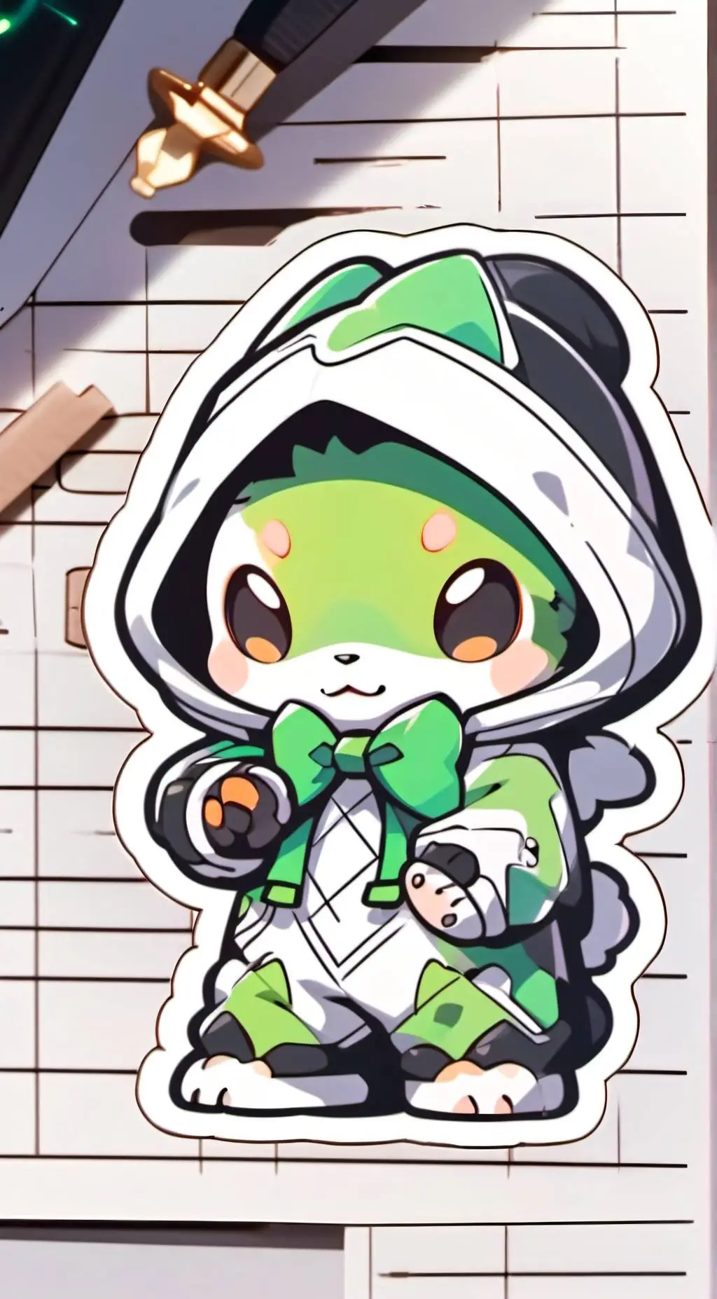 ai character: Bun-Bun background