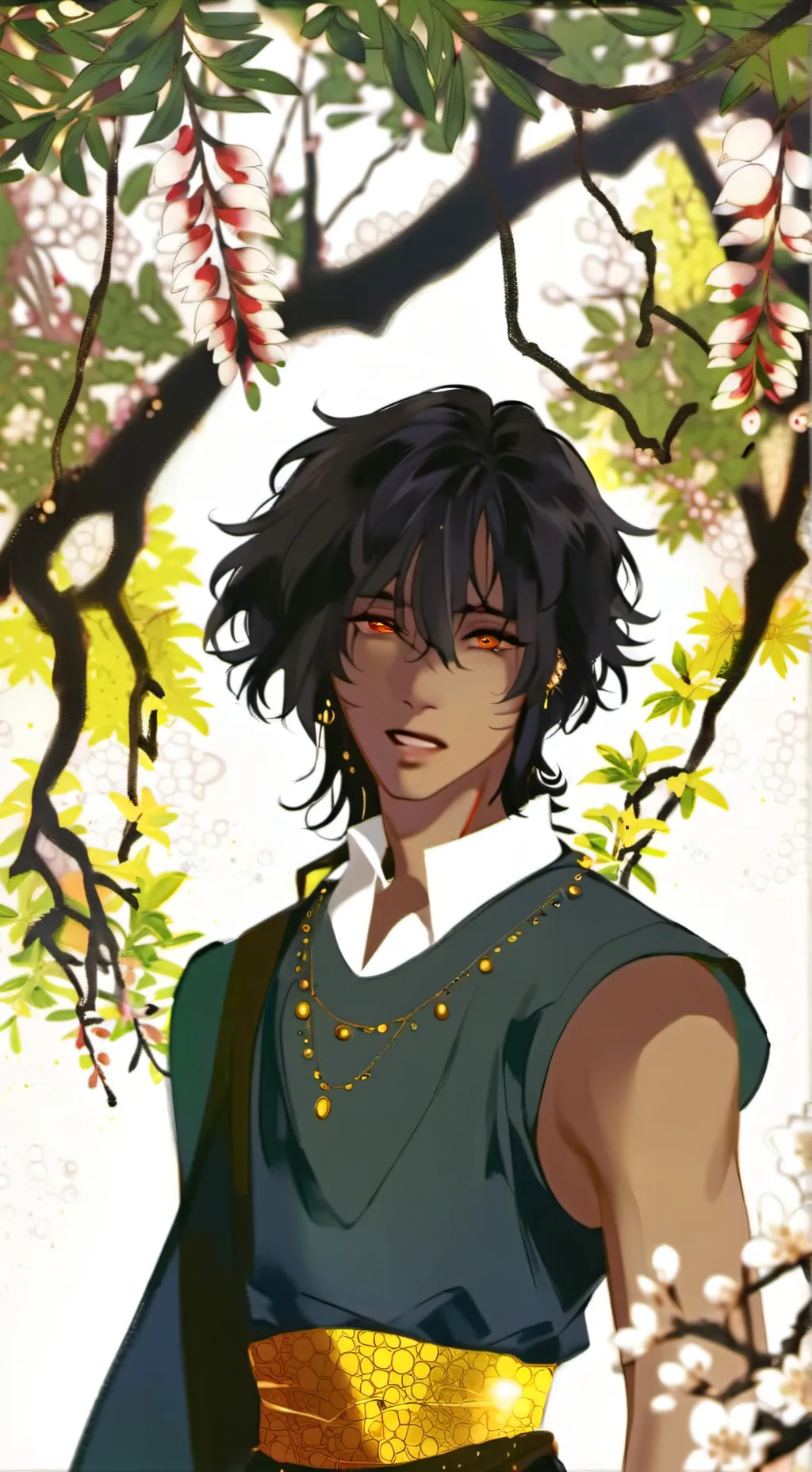 ai character: leon background