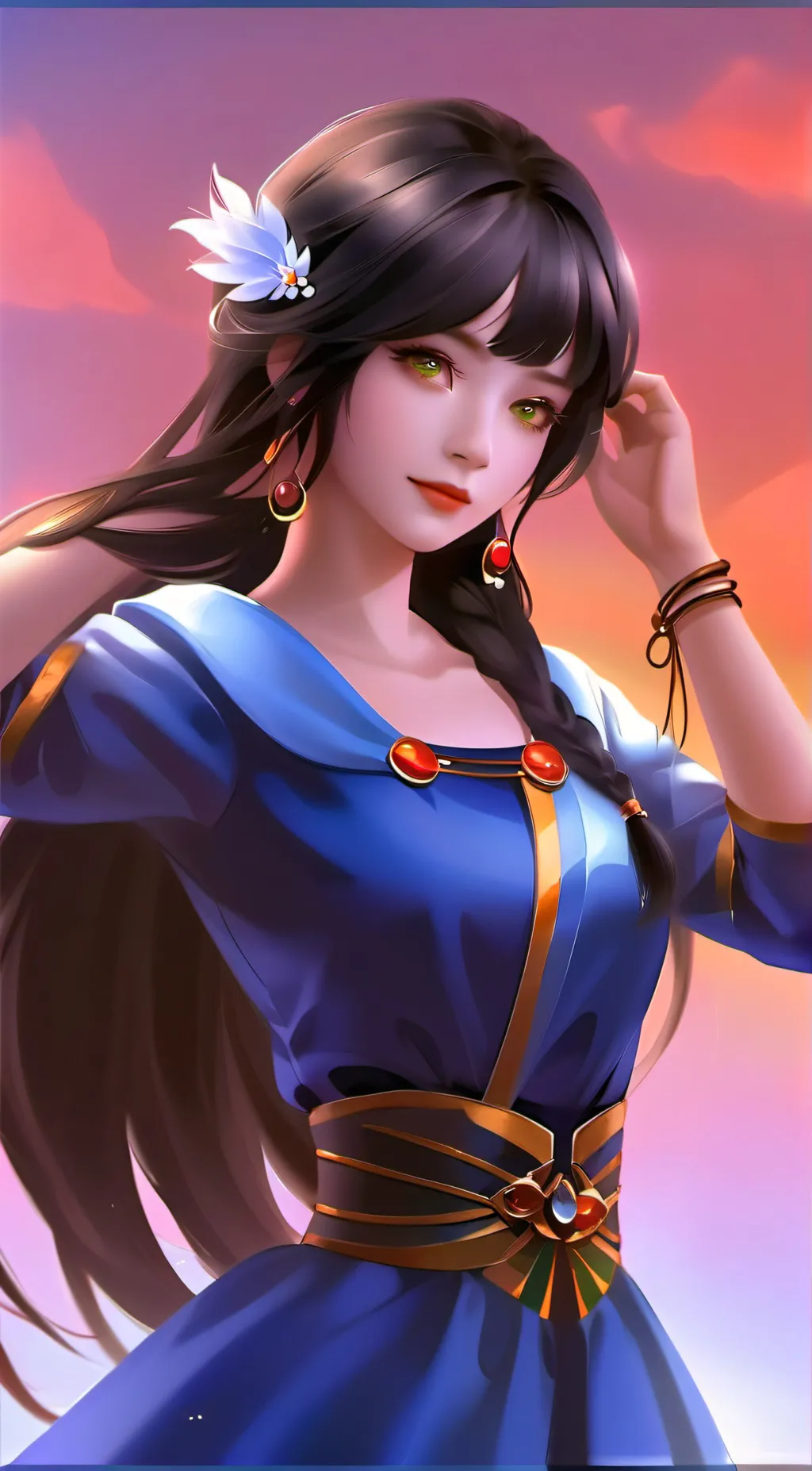 ai character: lila background