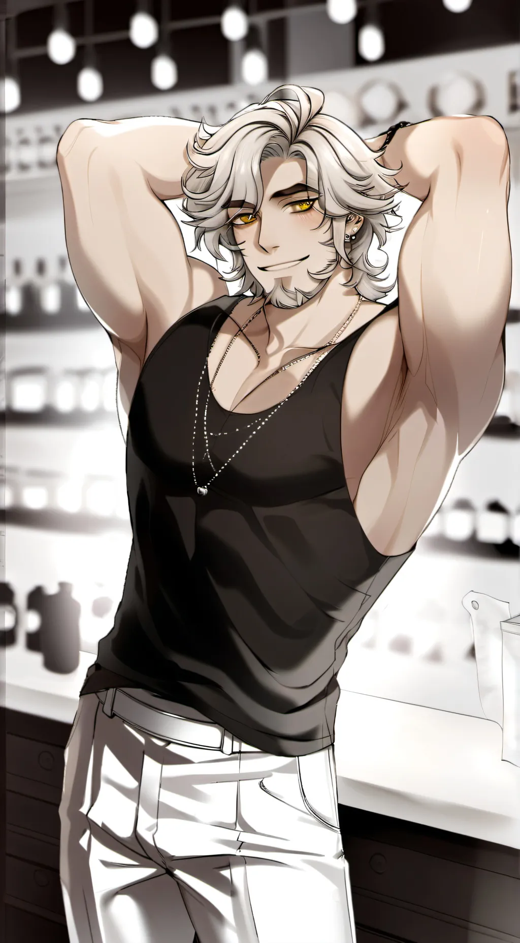 ai character: Tate Frost  background