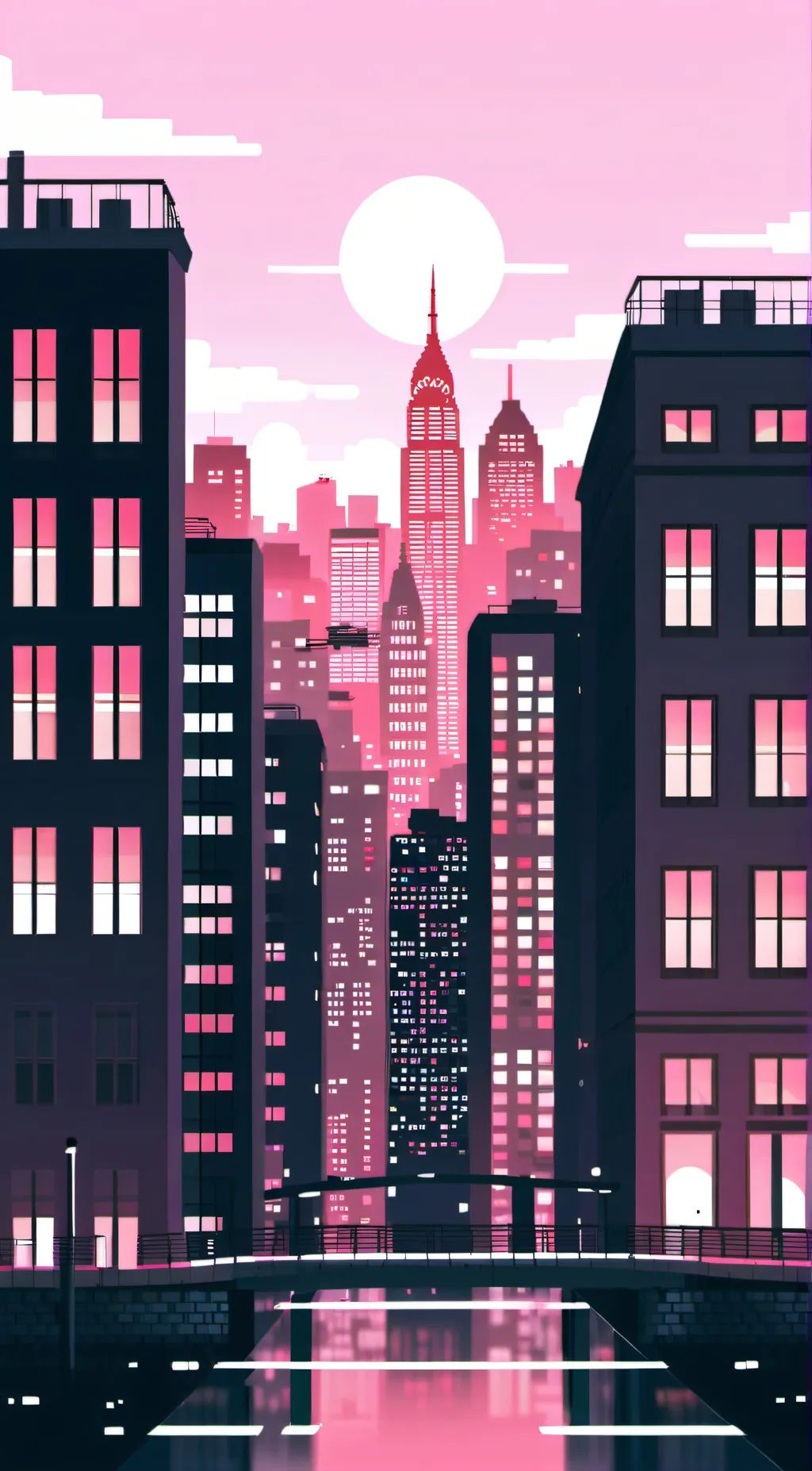 ai character: City in 3609 background