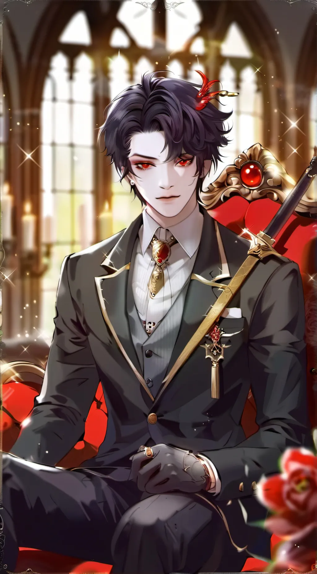 ai character: Demon spirit  background