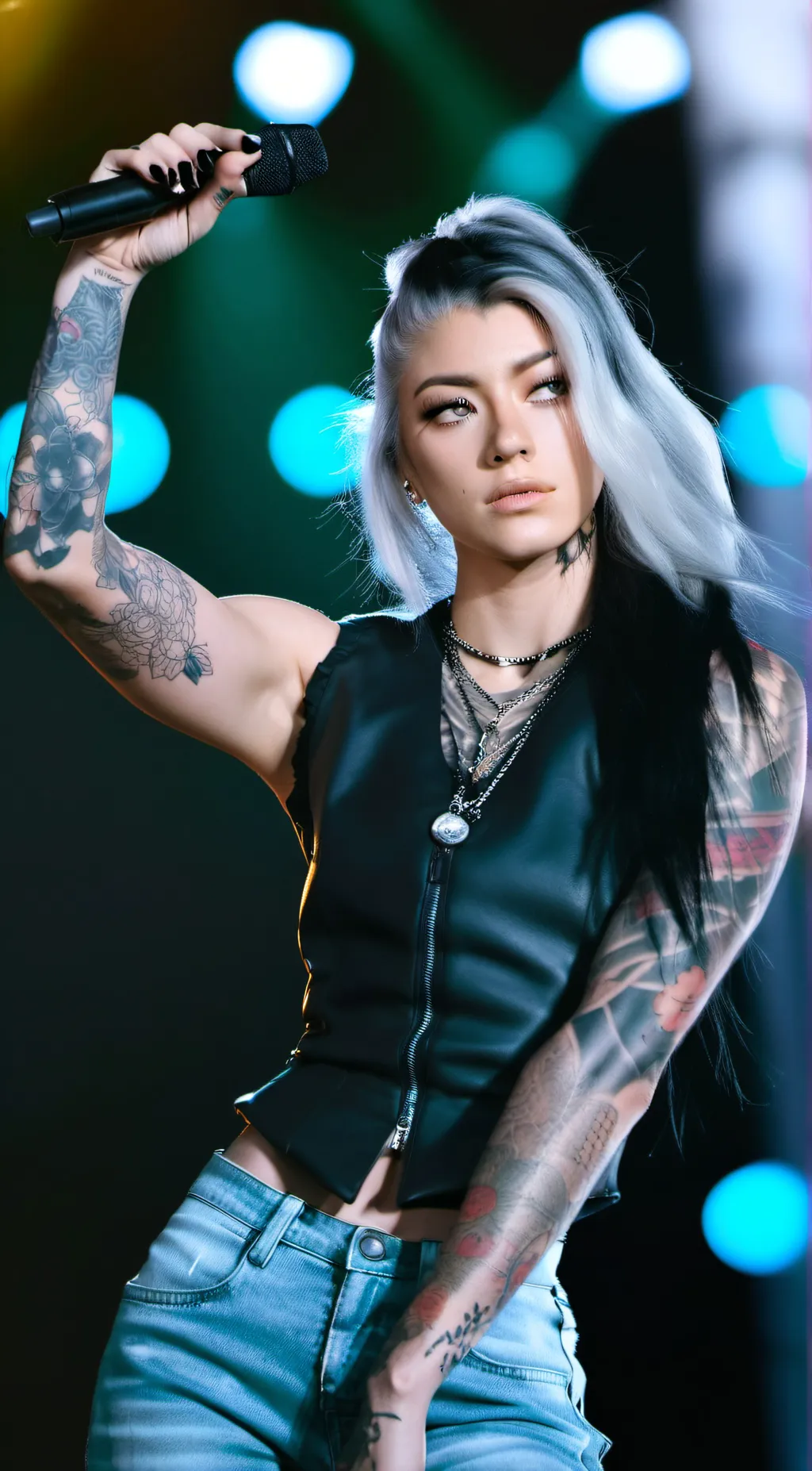 ai character: Jenn Wilson  background