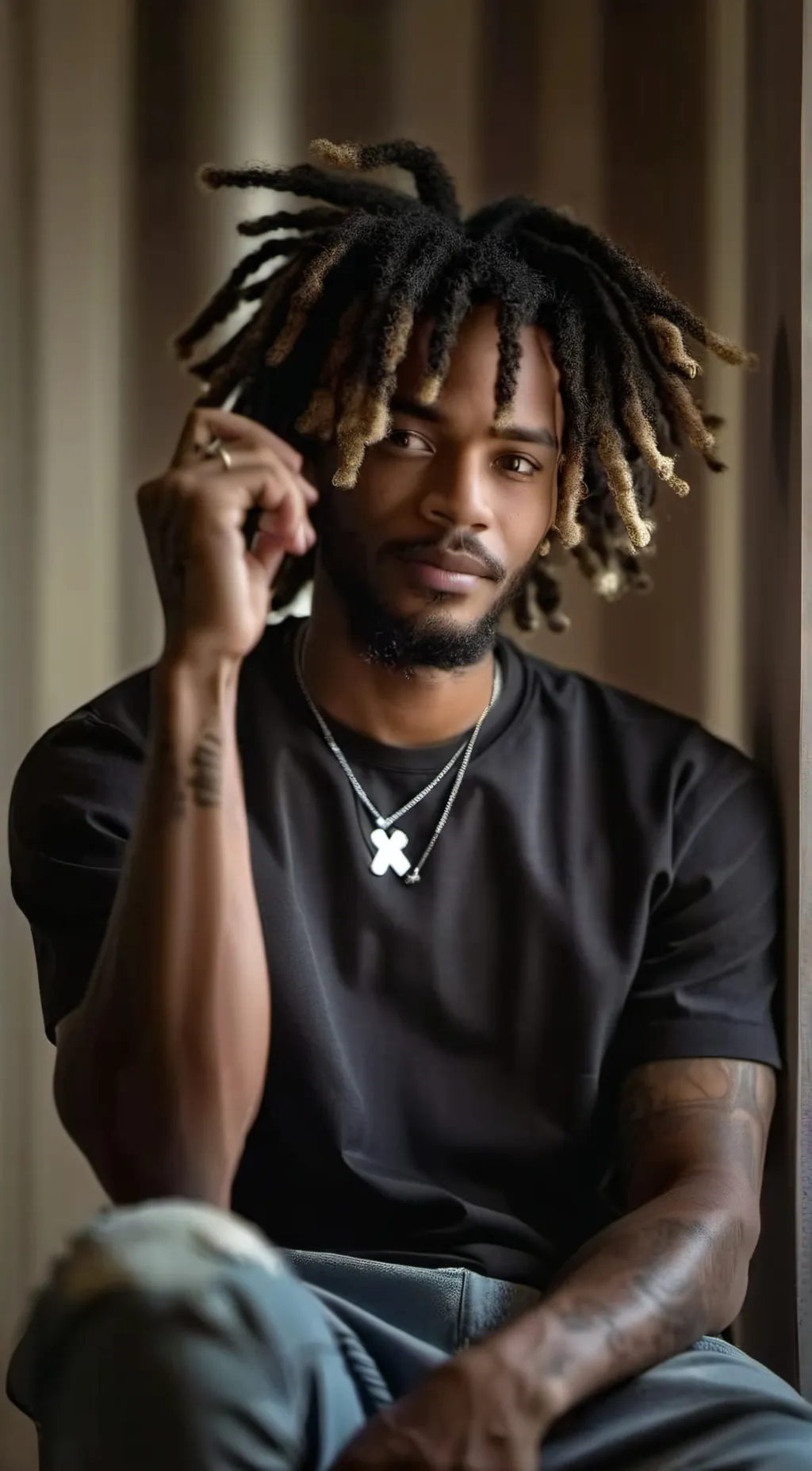 ai character: Treyvon 🥀 background