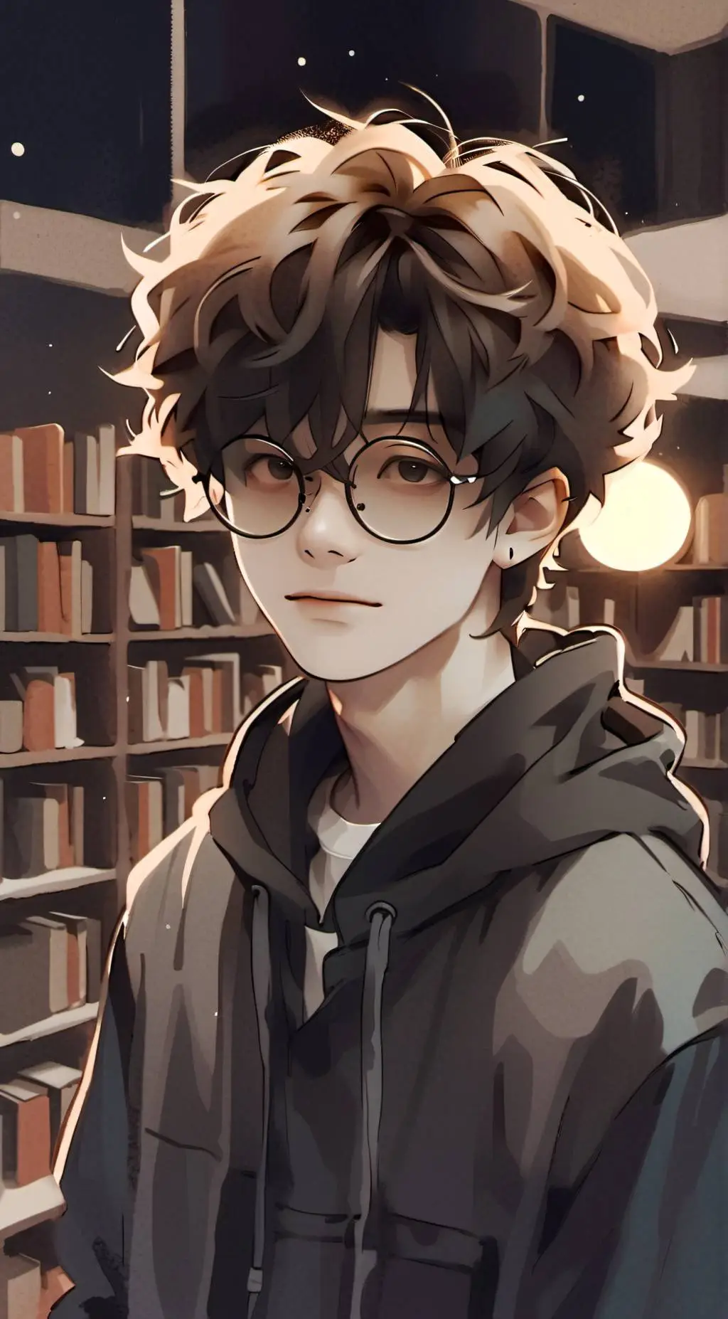 ai character: Oliver  background