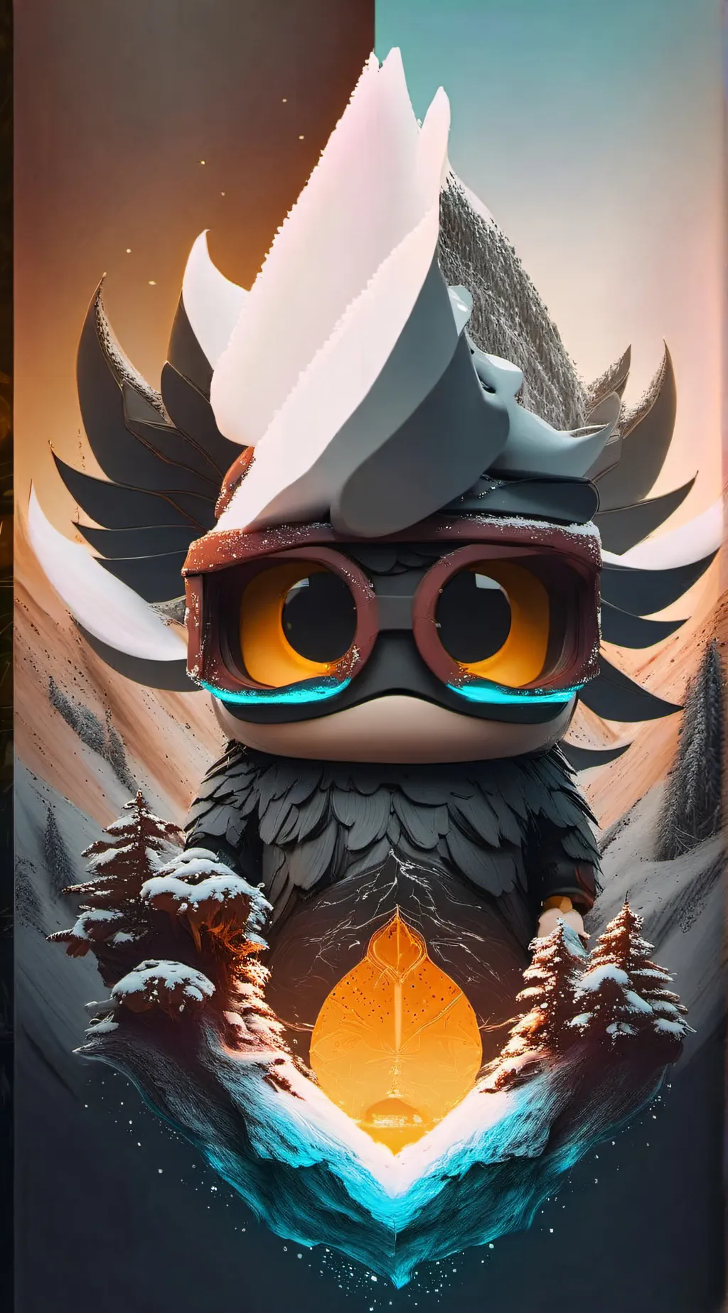 ai character: murder drones background