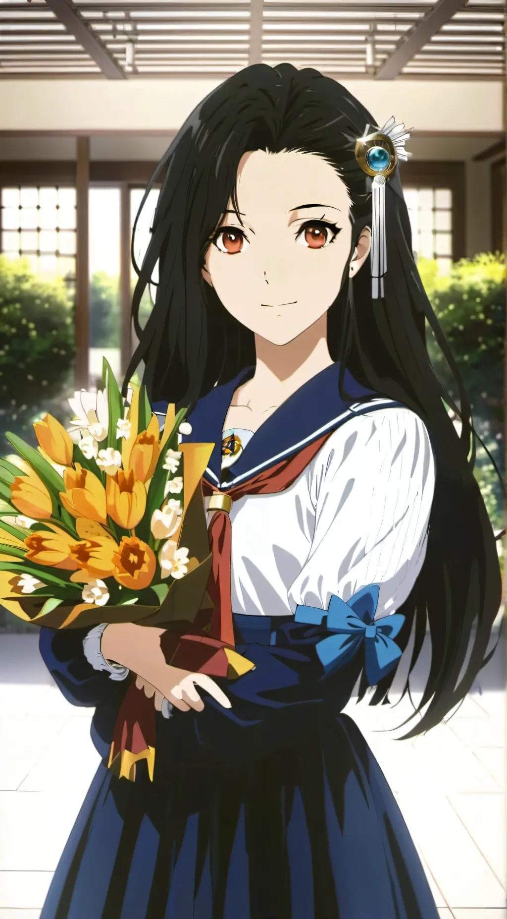 ai character: Tina Torame background