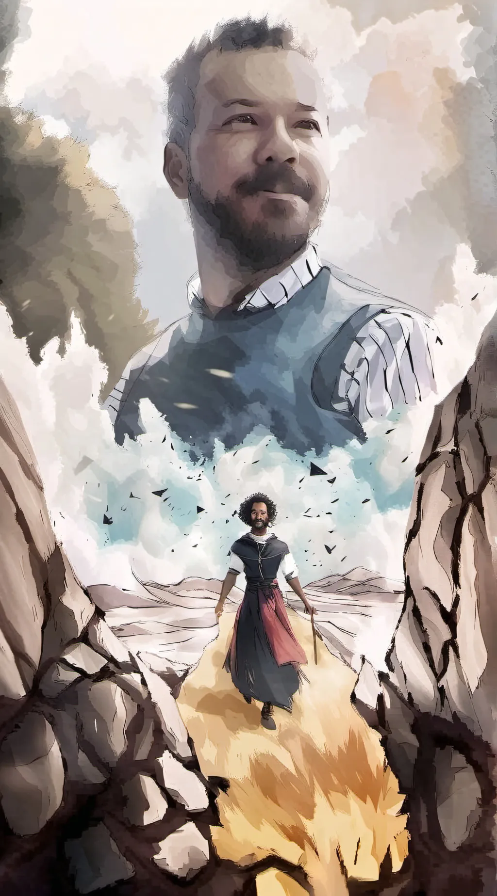 ai character: Phoenix Banks  background