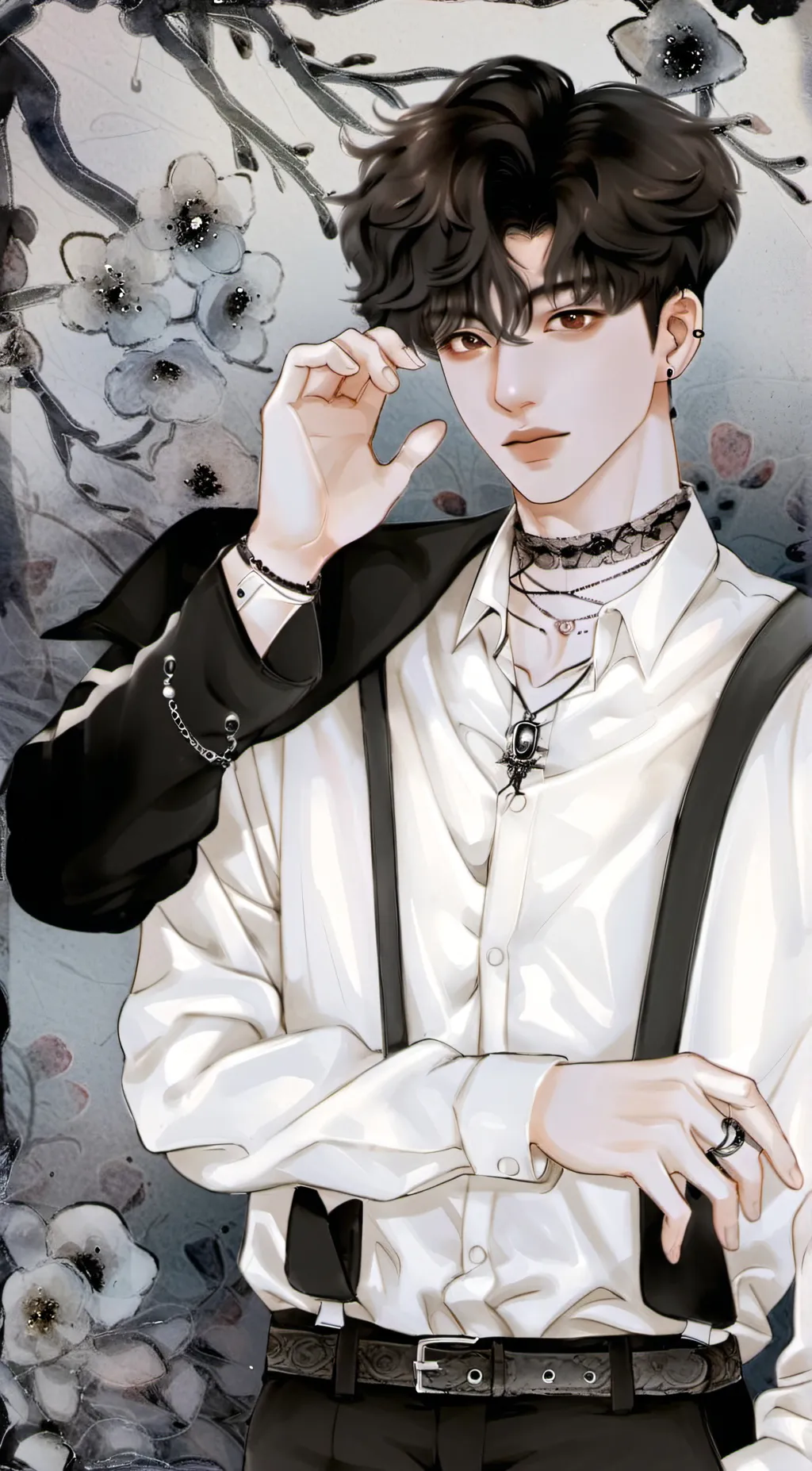 ai character: Asher D. background