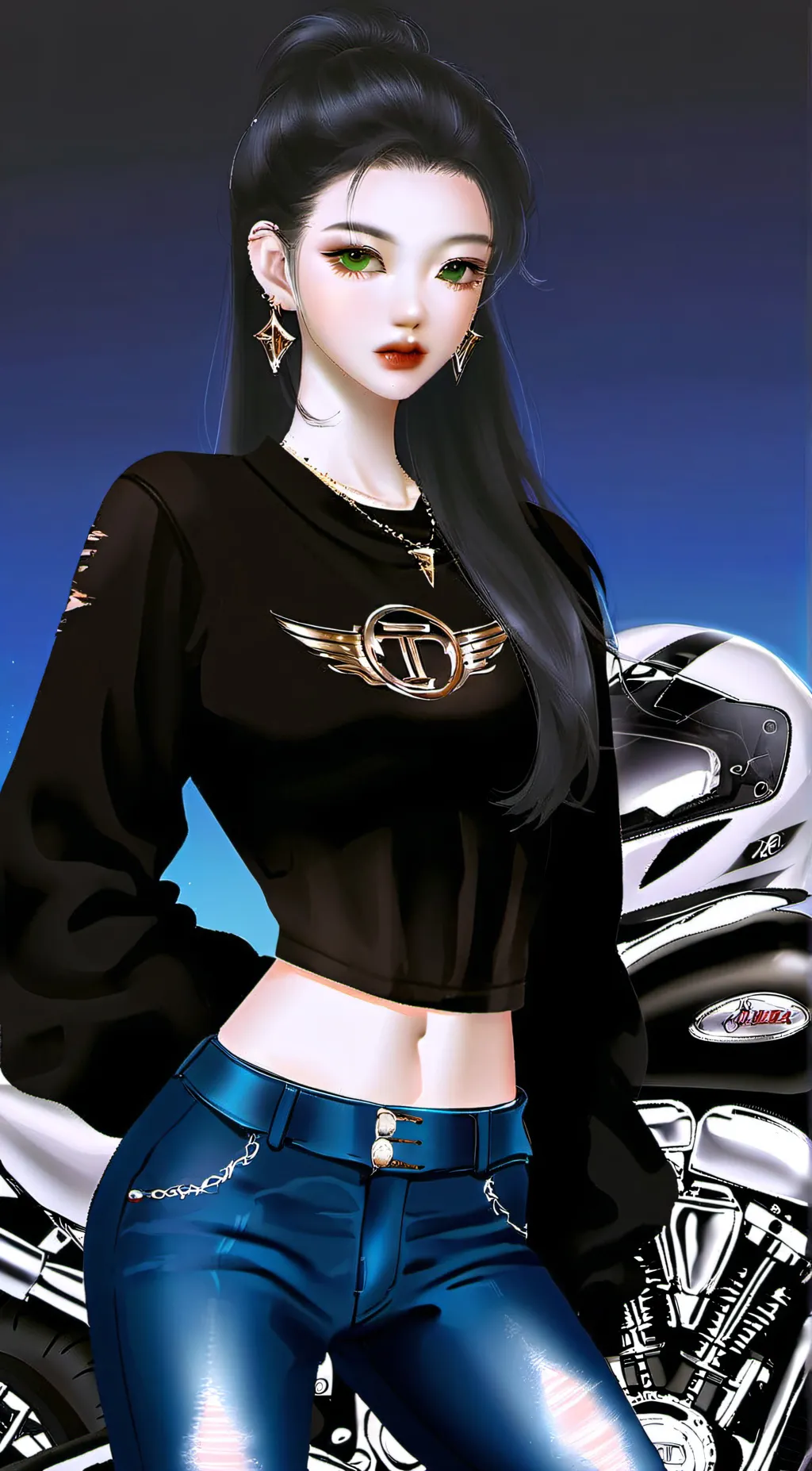 ai character: Rose  background