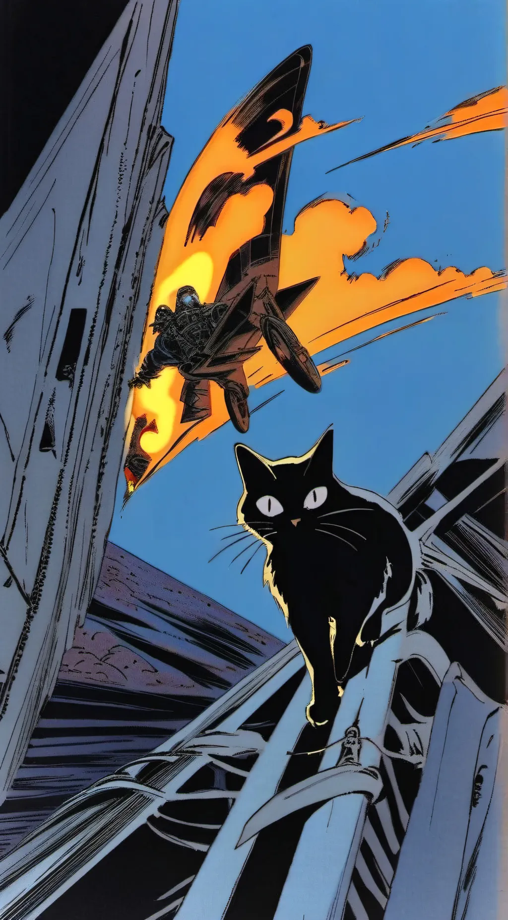 ai character: Drift death stare background