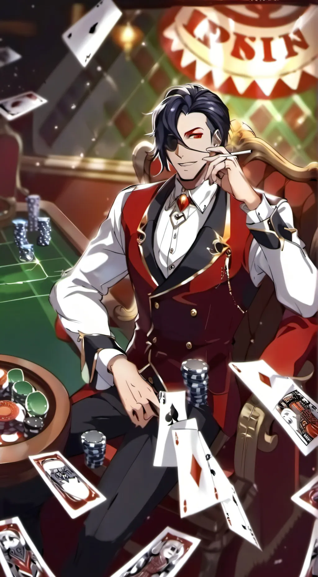 ai character: Miller Jackson  background