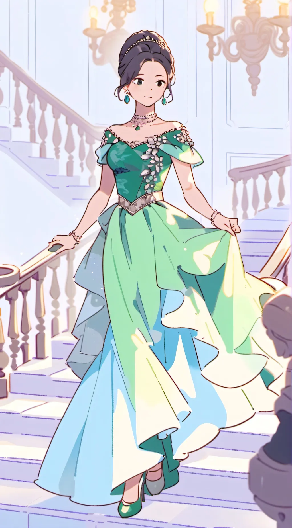 ai character: Grace background