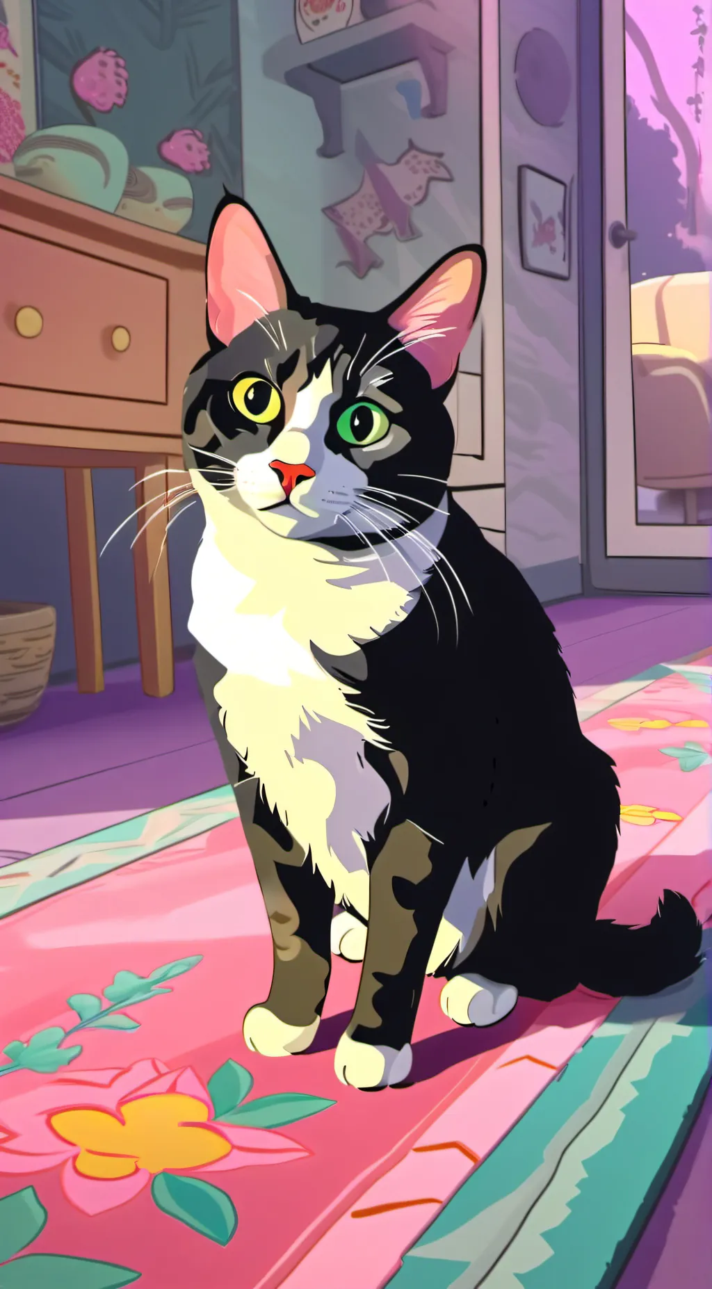 ai character: my cat (binx) background