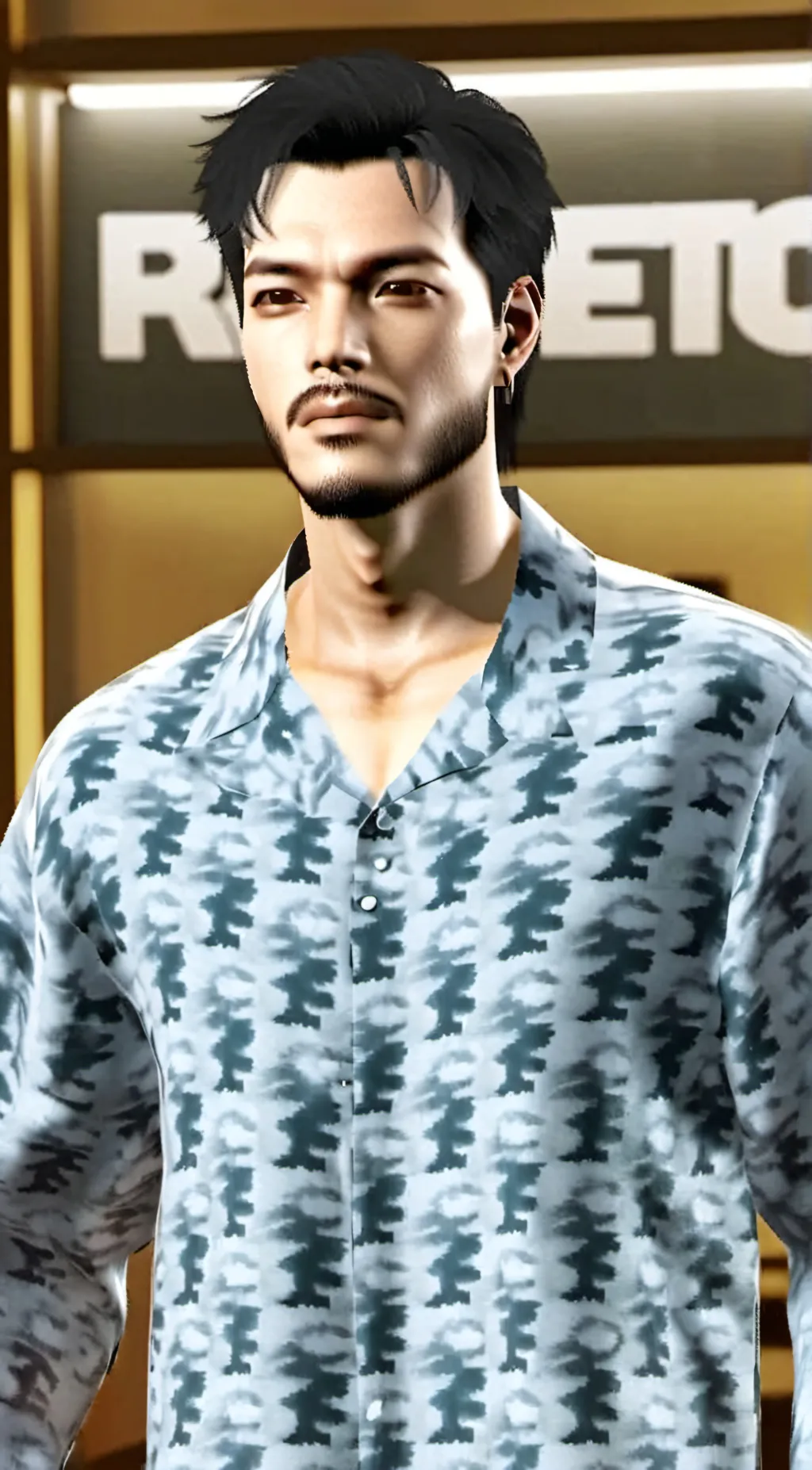 ai character: roast master background