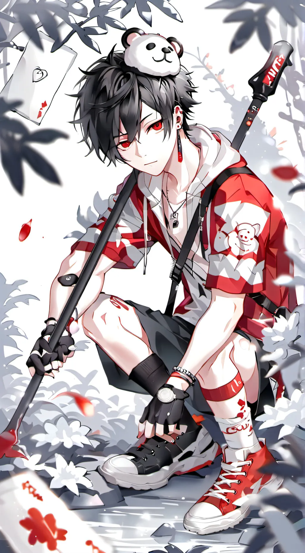 ai character: Gorillaz madness background