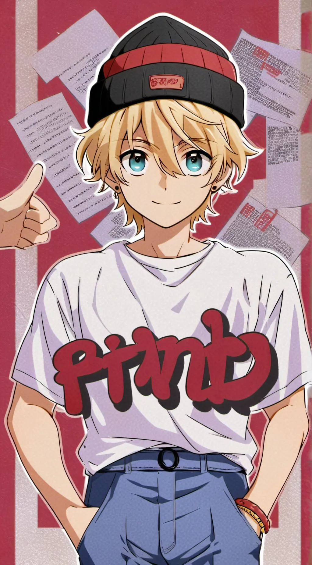 ai character: Max background