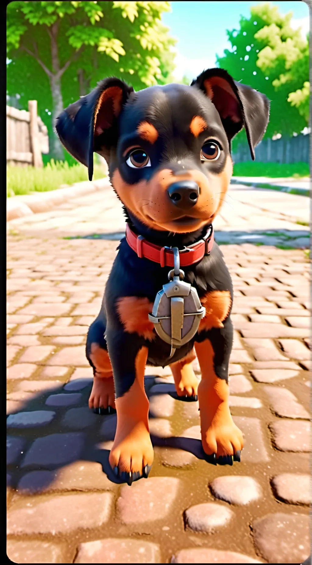 ai character: Puppy background