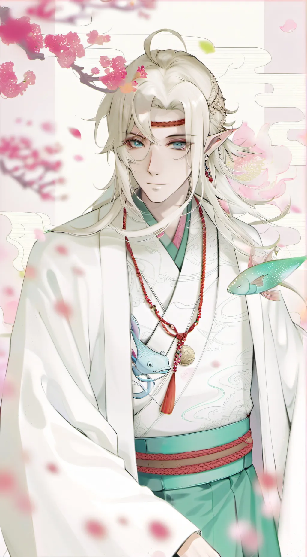 ai character: 望年 background