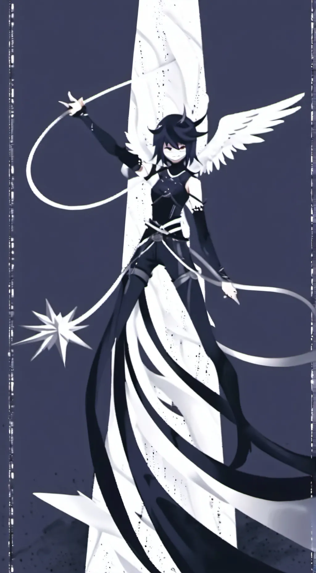 ai character: Miss circle  background