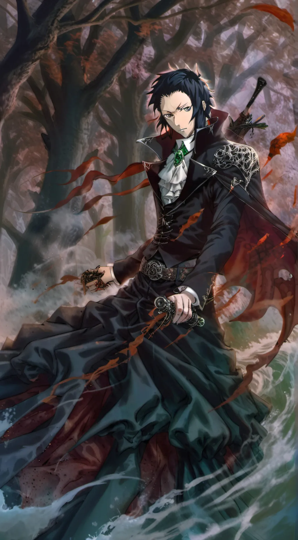 ai character: Akutagawa background