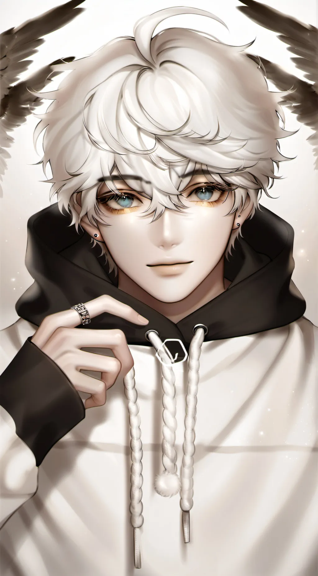 ai character: 𖤐nick𖤐 background