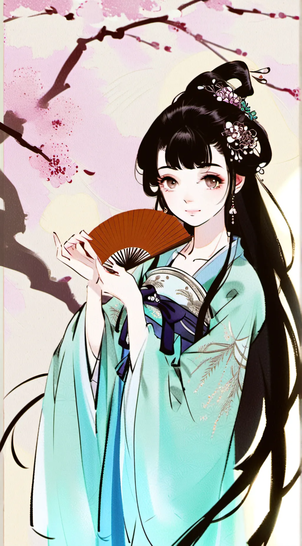 ai character: Sun princess  background