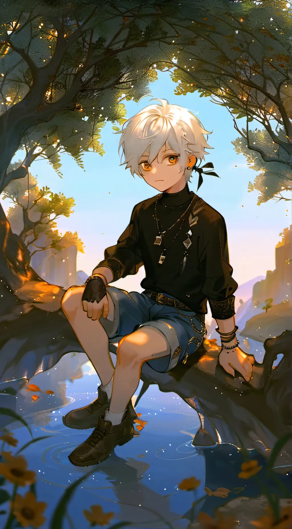 ai character: Cuphead background