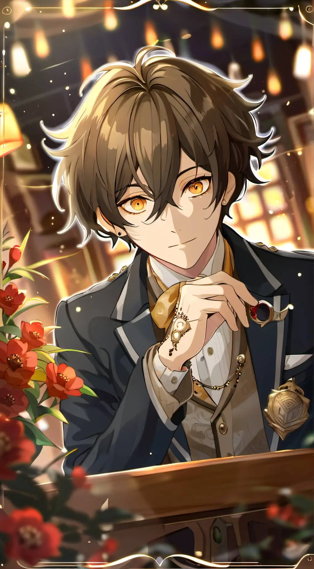 ai character: Osamu Dazai background