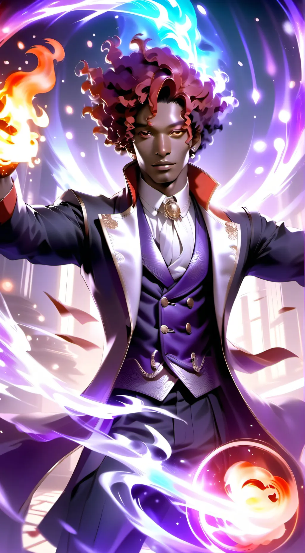 ai character: Huntai (ハンタイ) background