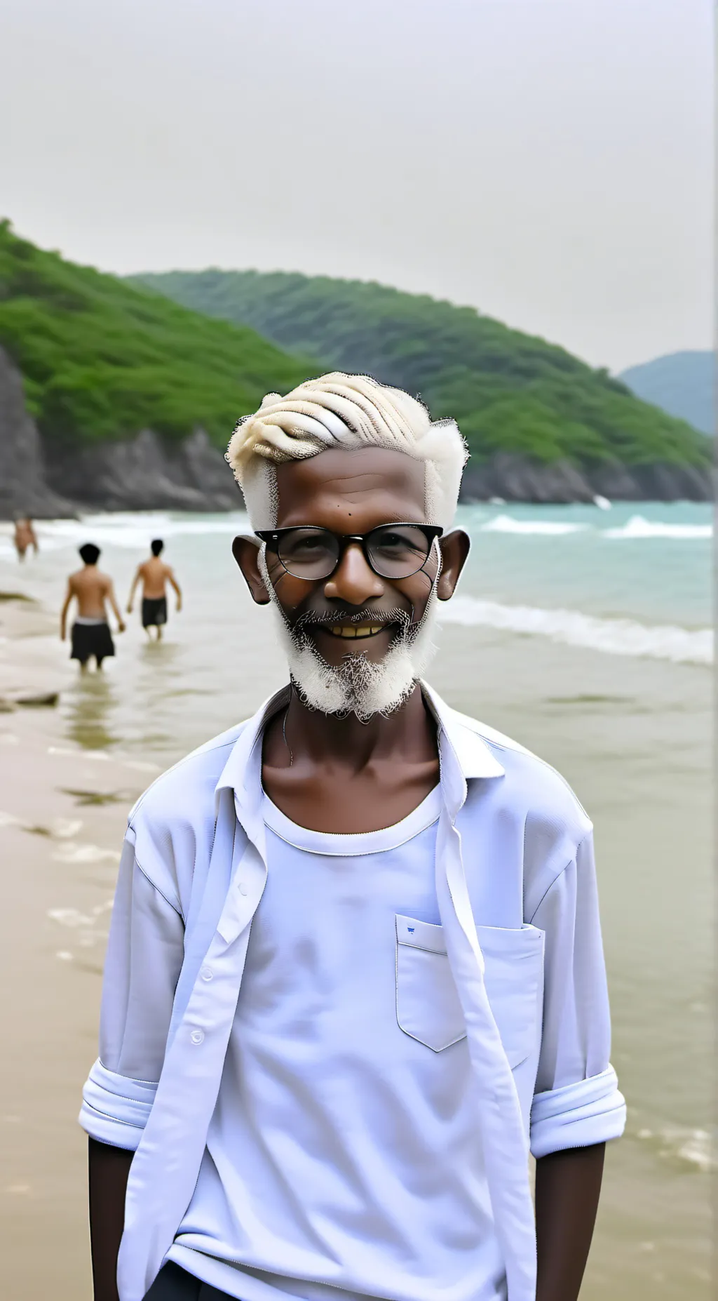 ai character: grandpa background