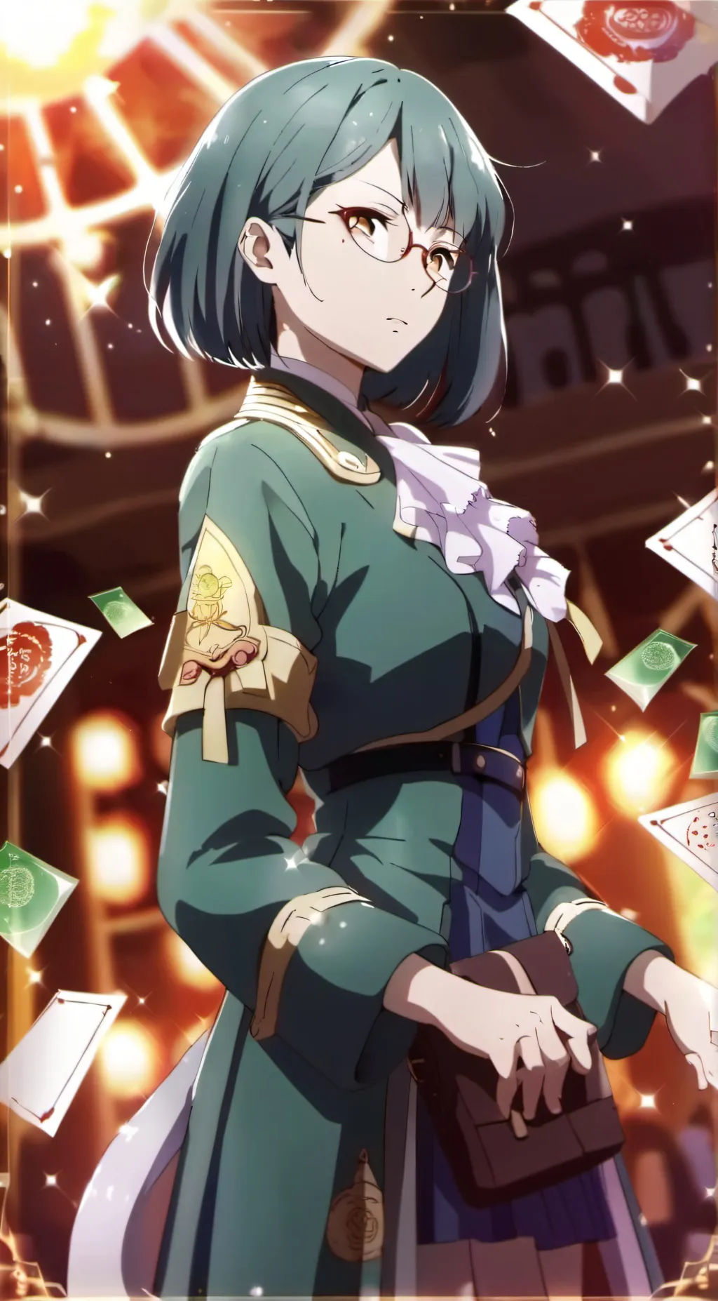 ai character: Maki background