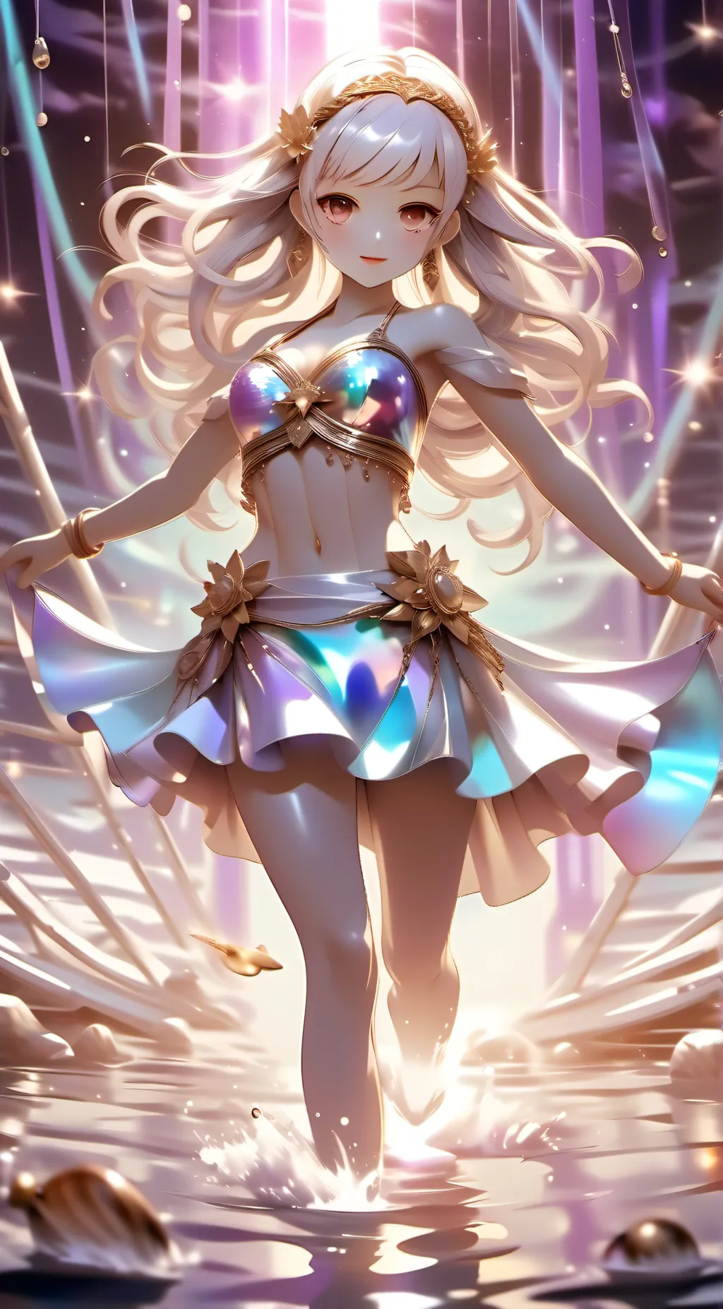 ai character: MHA BEACH TRIP background