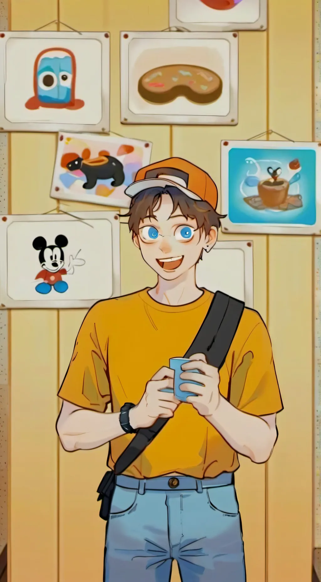 ai character: Jeffy  background