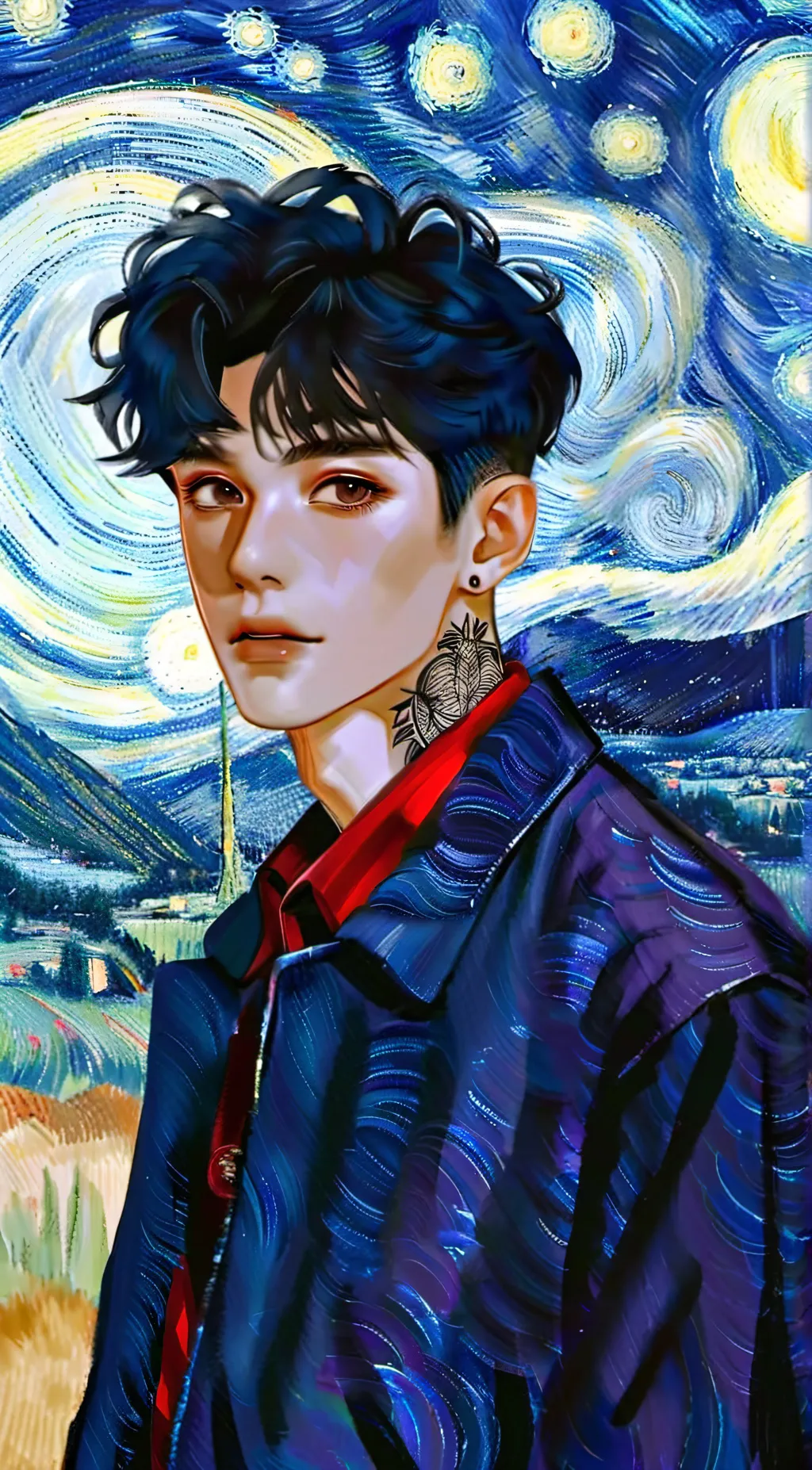 ai character: Vincent background