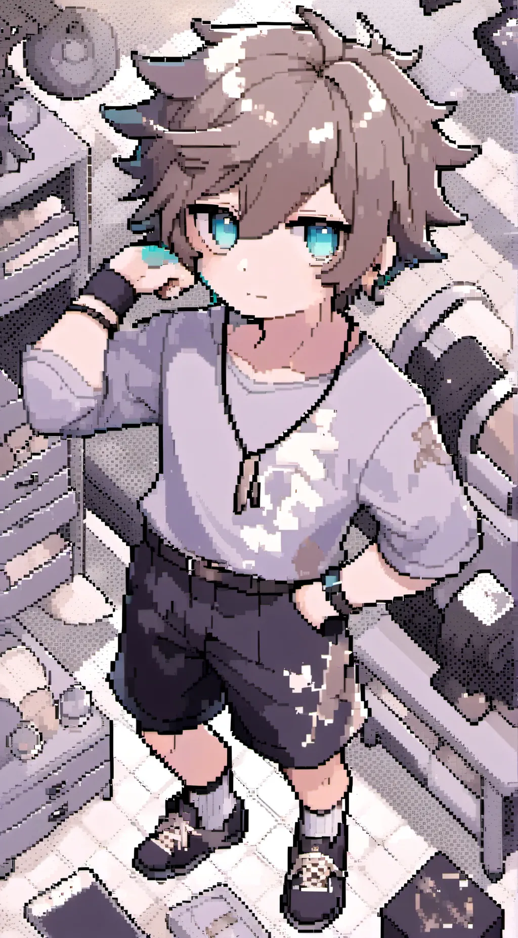 ai character: Colin, changed background