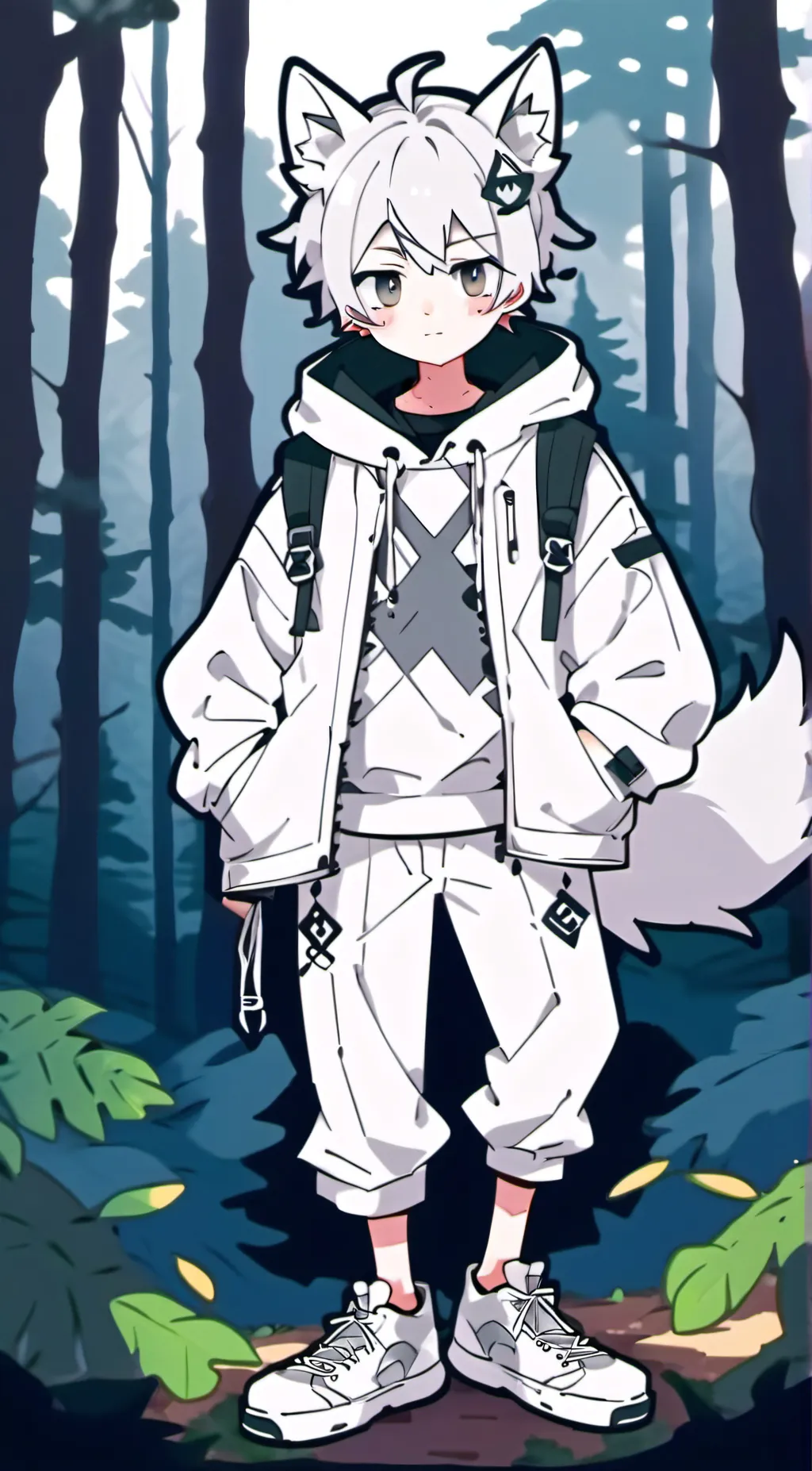 ai character: Leo  background