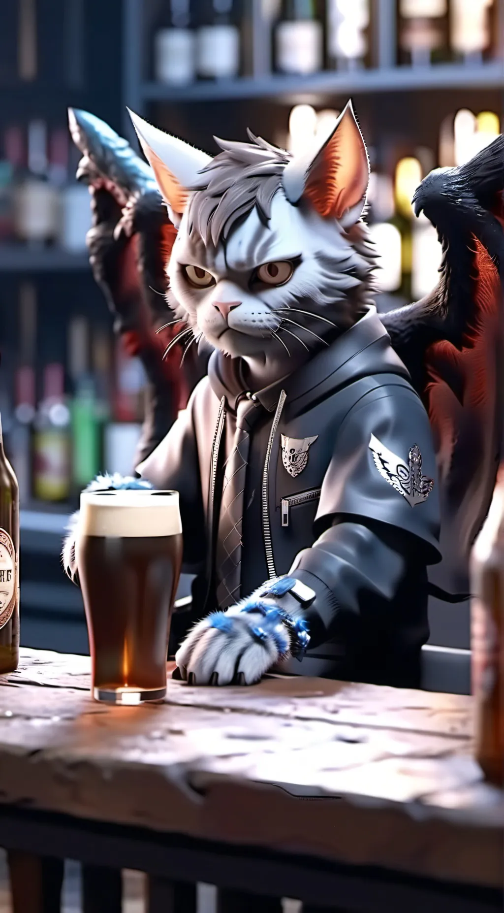 ai character: husk background