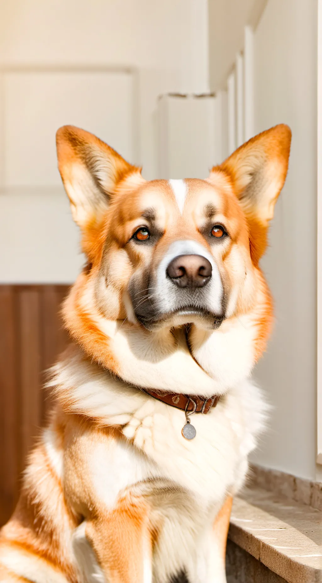 ai character: dog background