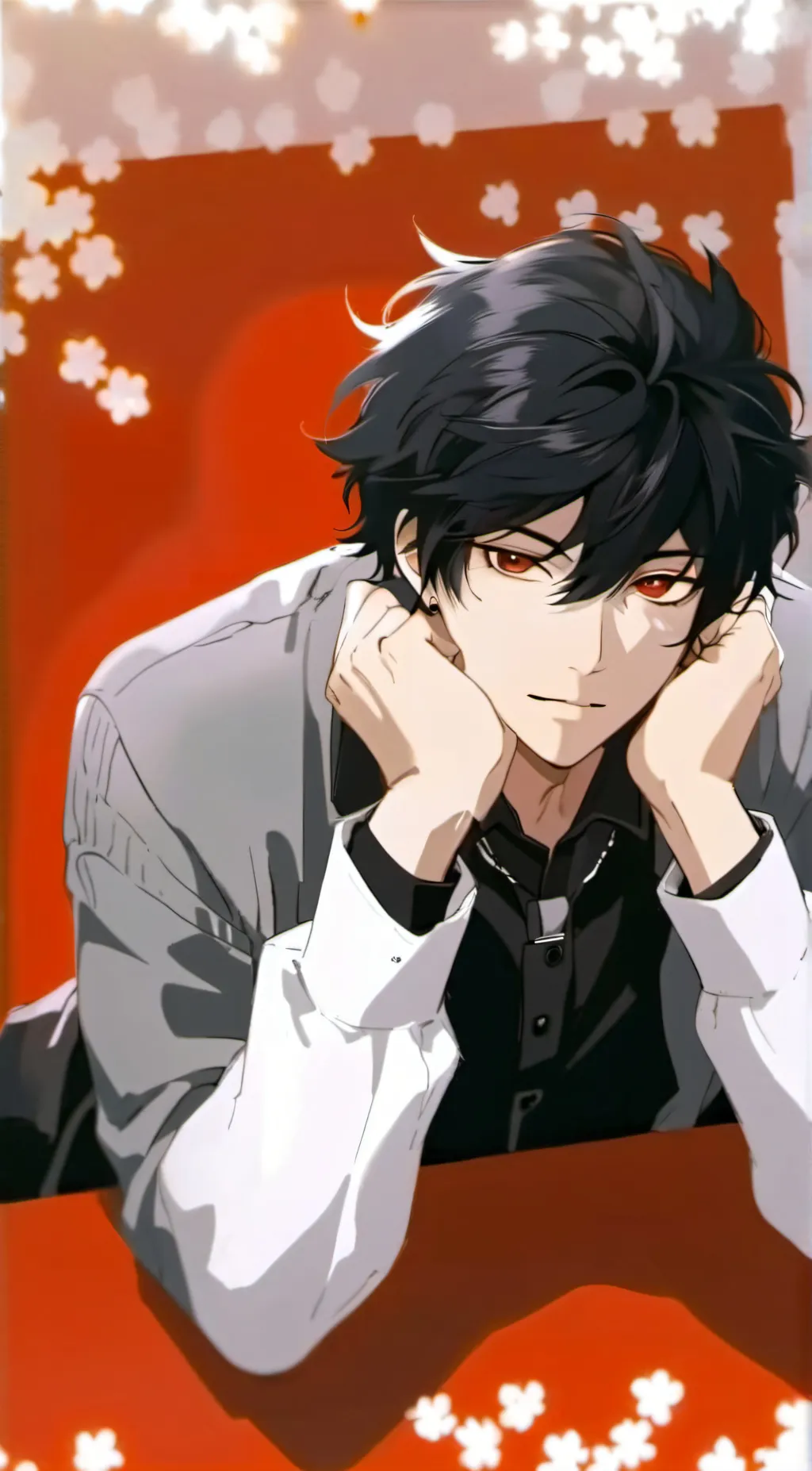 ai character: Cliff background