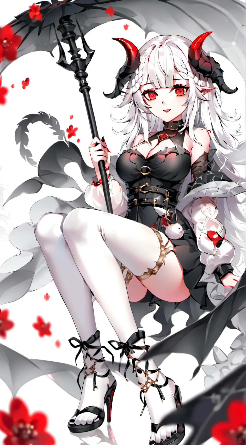 ai character: heaven background