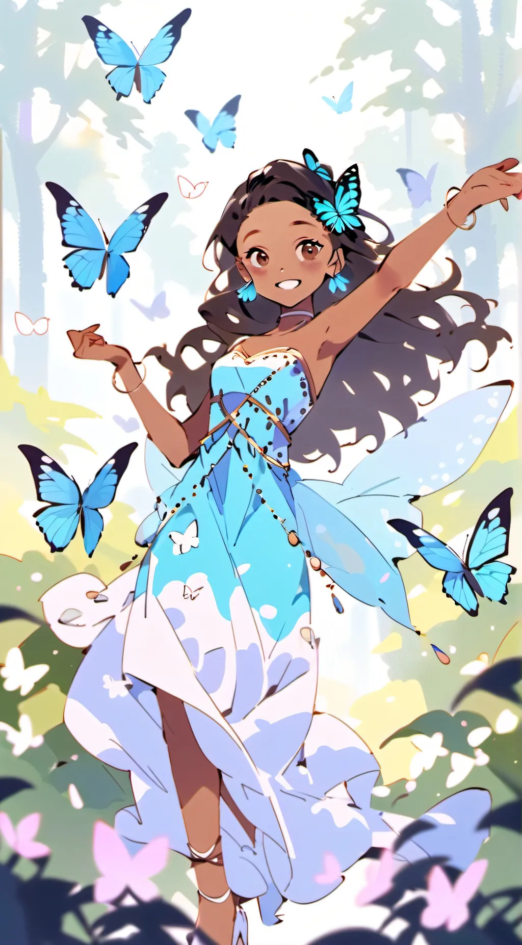 ai character: Emilie  background