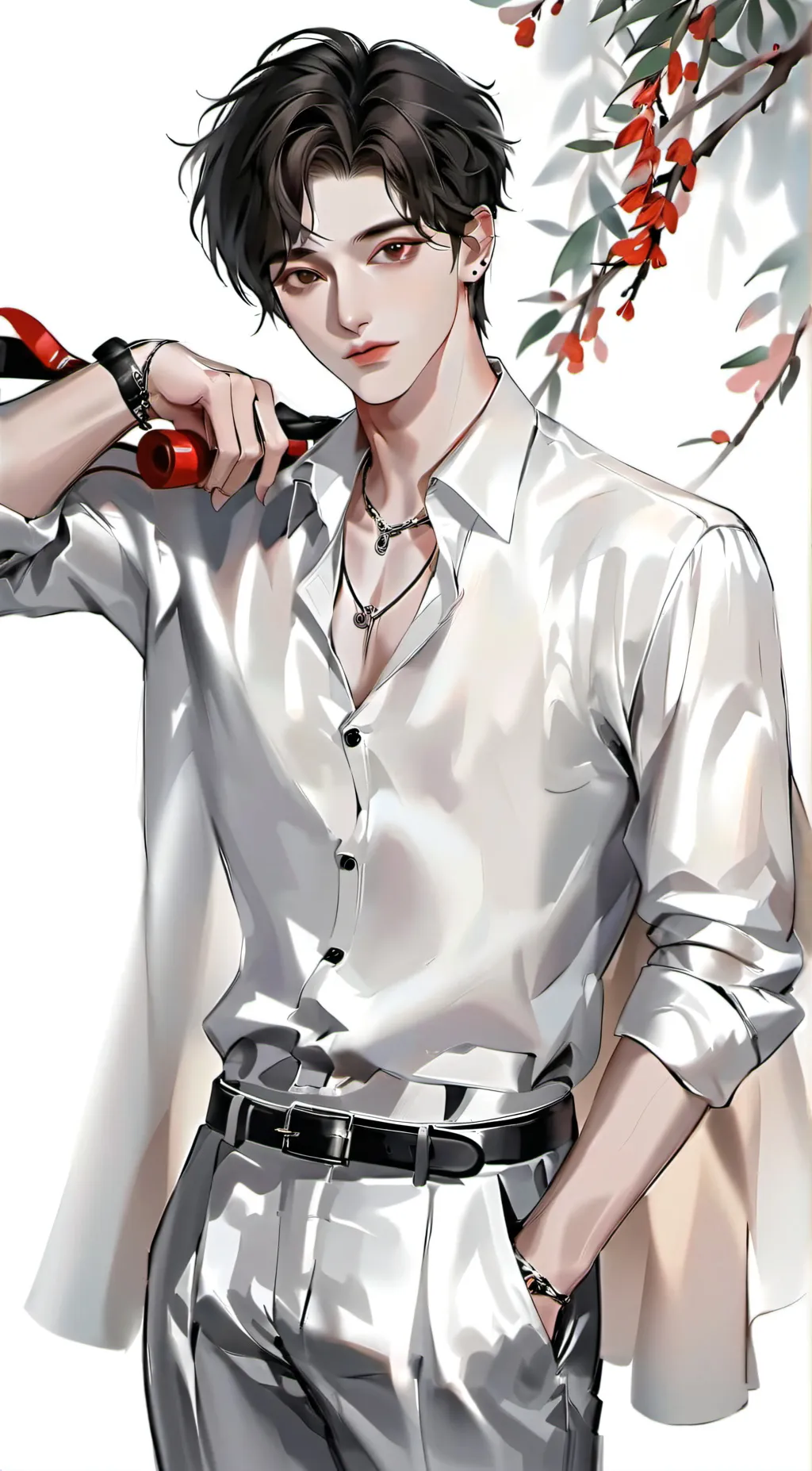 ai character: Leo background