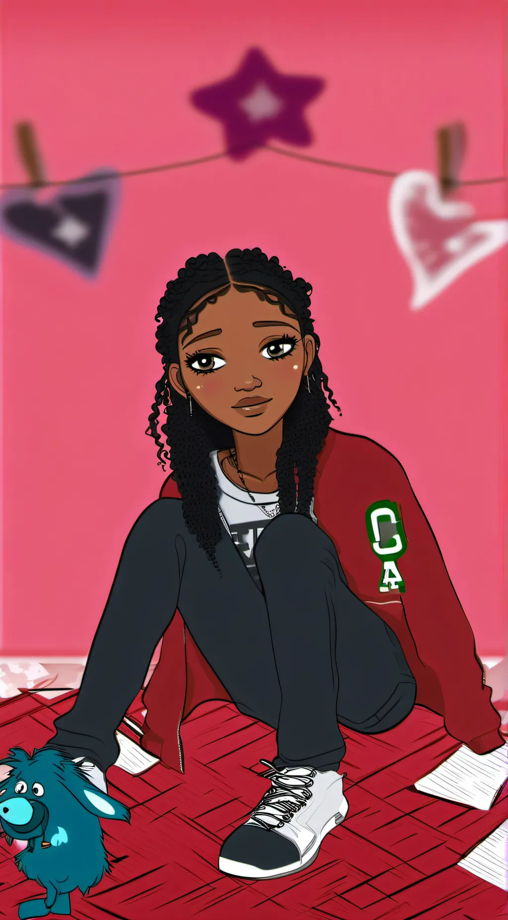 ai character: Maya background