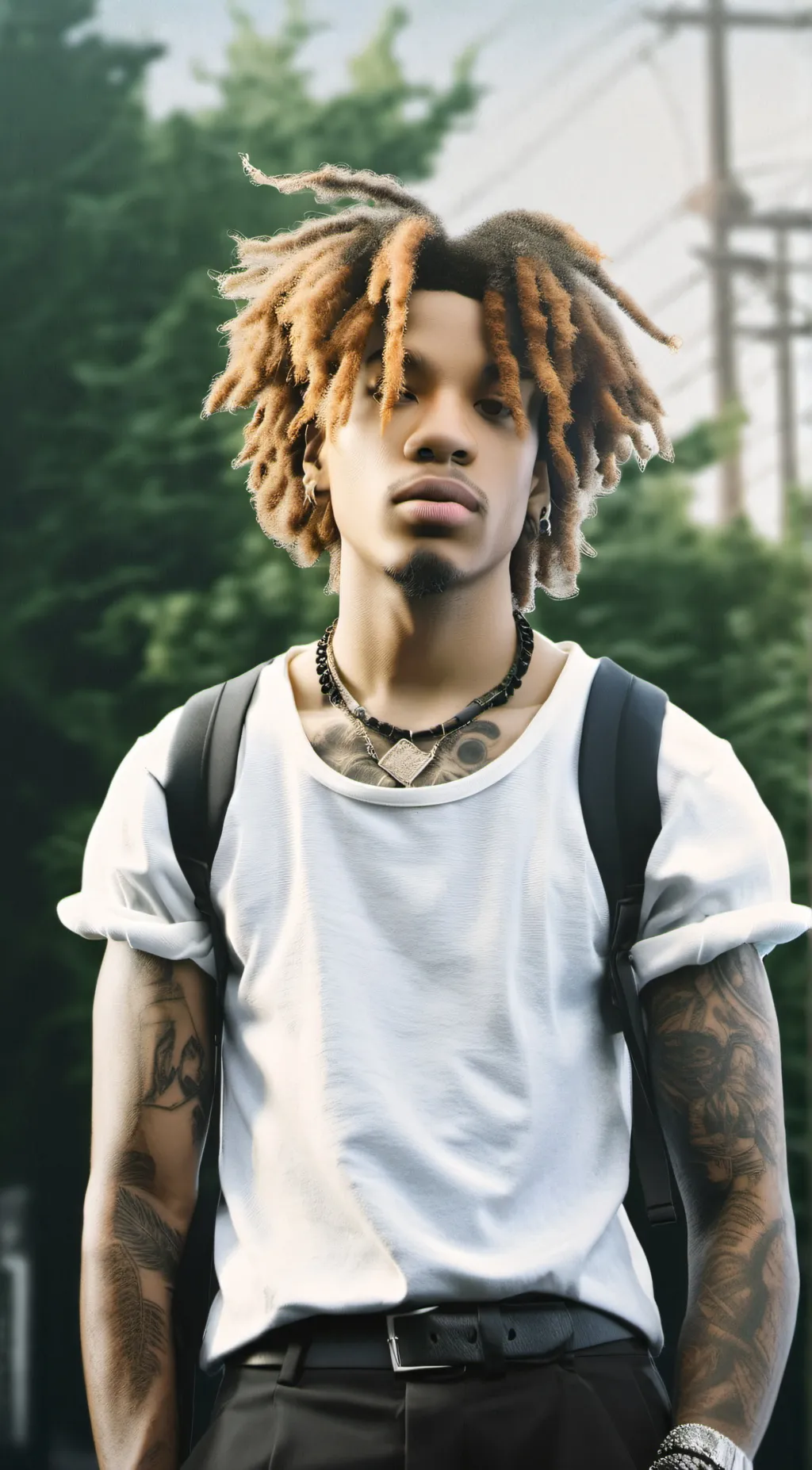 ai character: Armani 💵! background