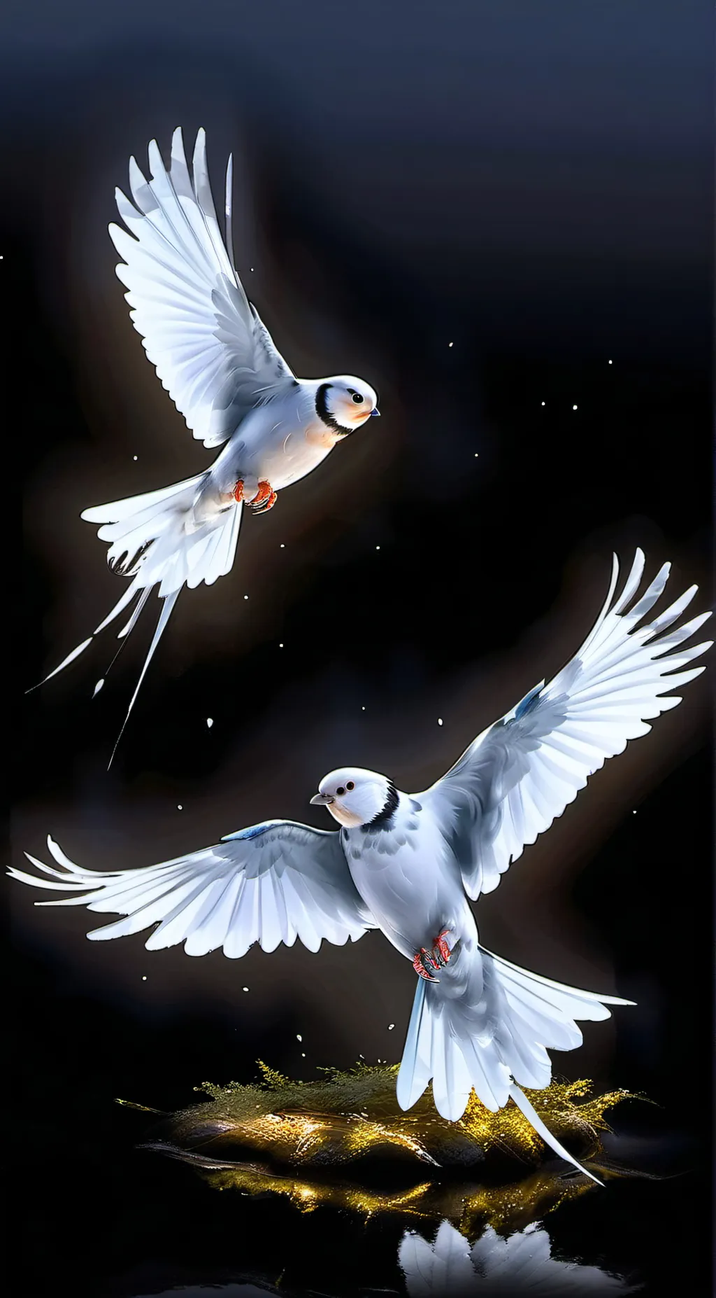 ai character: milly and 💓 background