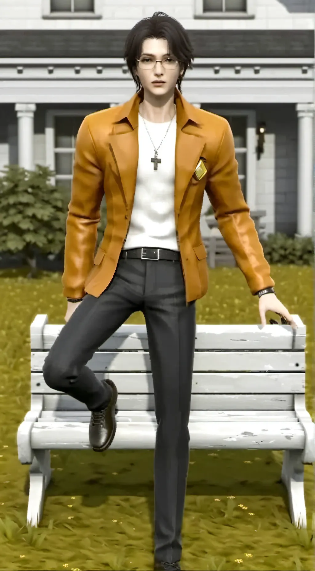 ai character: Alexander  background